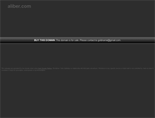 Tablet Screenshot of aliber.com